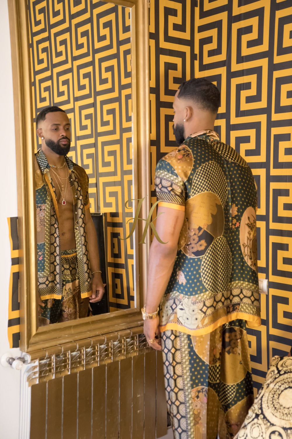 Men's party Luxury Silk Dress Set Outfit - Elevate Your Style Game with Ultimate Comfort and Unbeatable Quality - kayibstrore