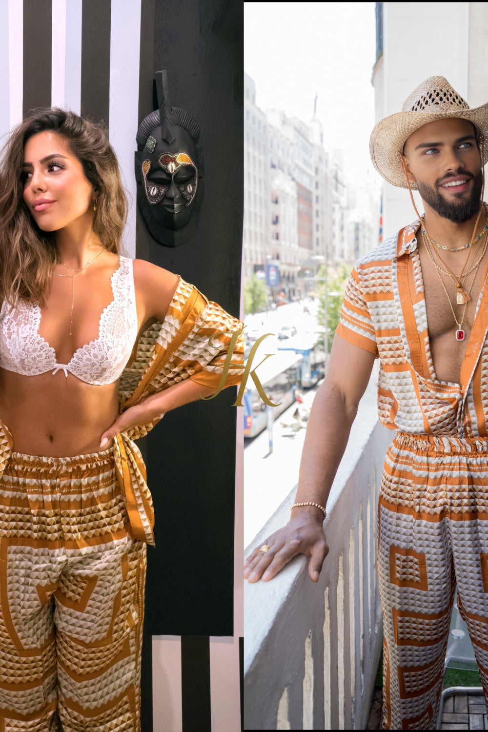 Romantic Silk Set for Couples – Love Meets Luxury - kayibstrore