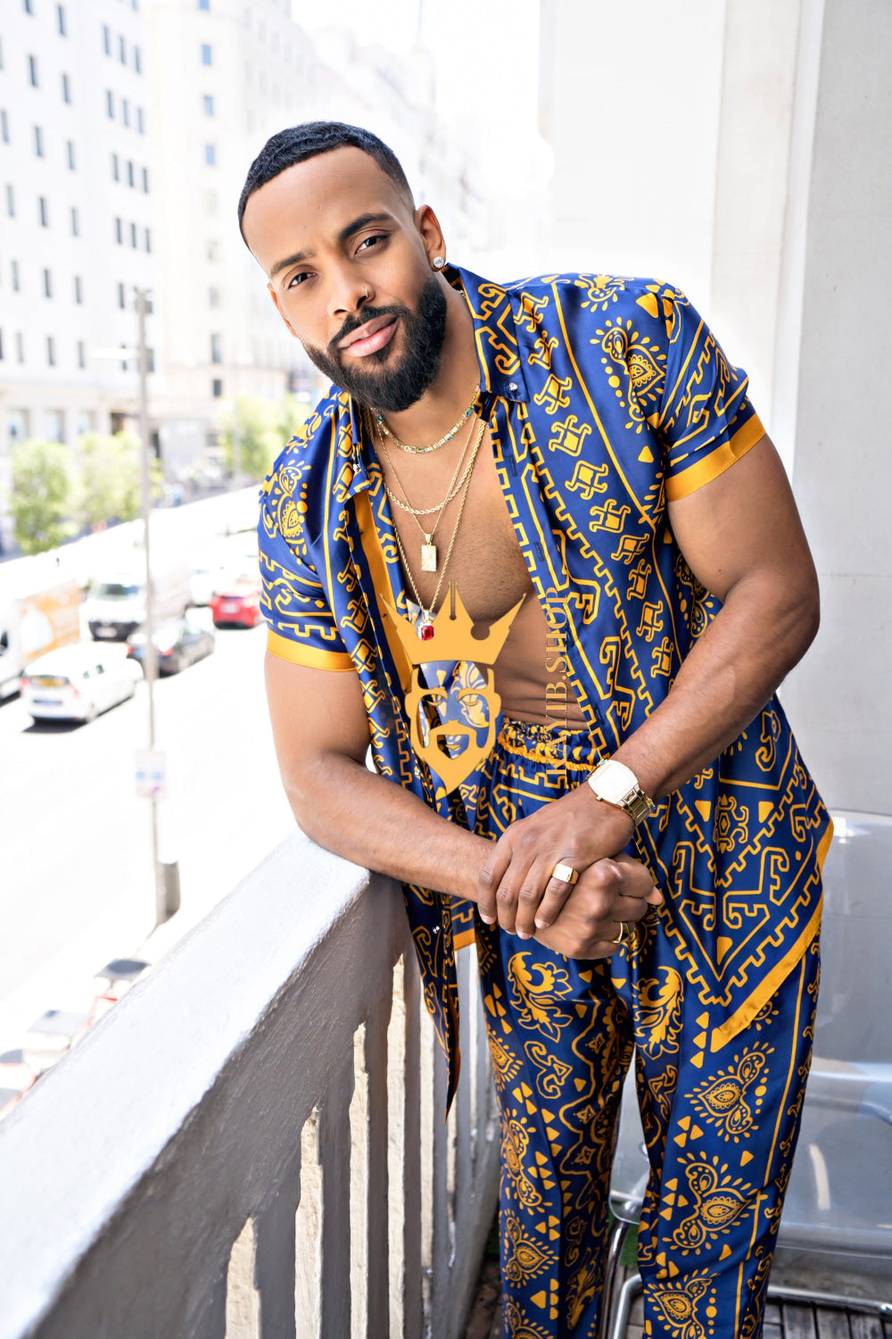 Men's Silk Beach Outfit - kayibstrore