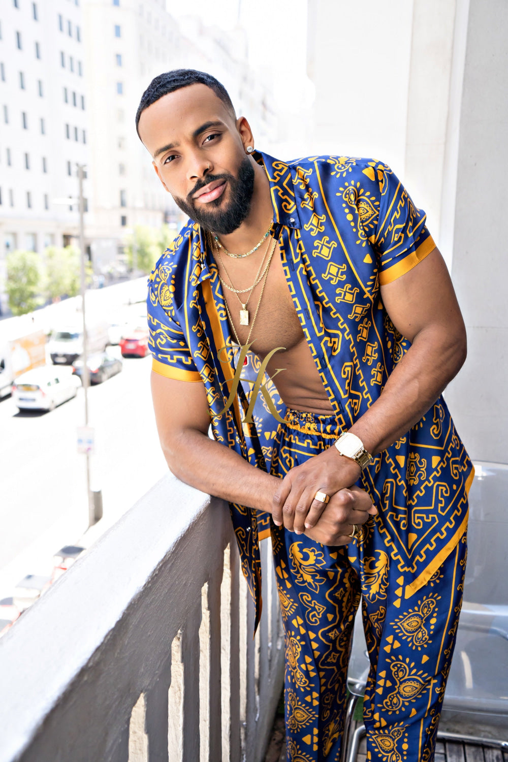 Men's Silk Beach Outfit - kayibstrore
