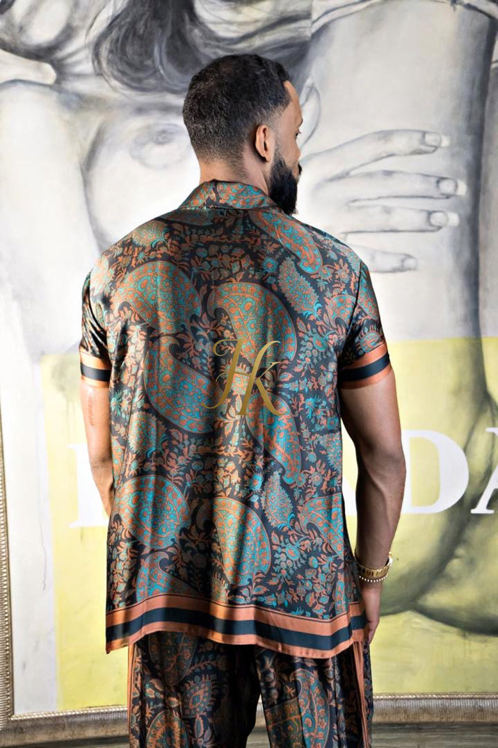 Luxury Men's Silk Summer Set outfits - kayibstrore