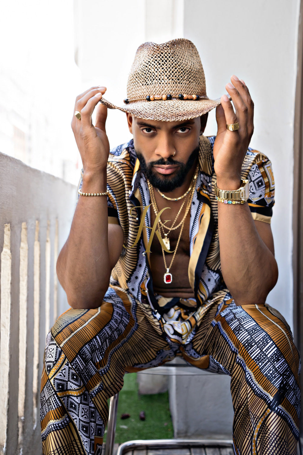Luxury Silk Set for Men: Perfect Summer and Beach Wear - kayibstrore