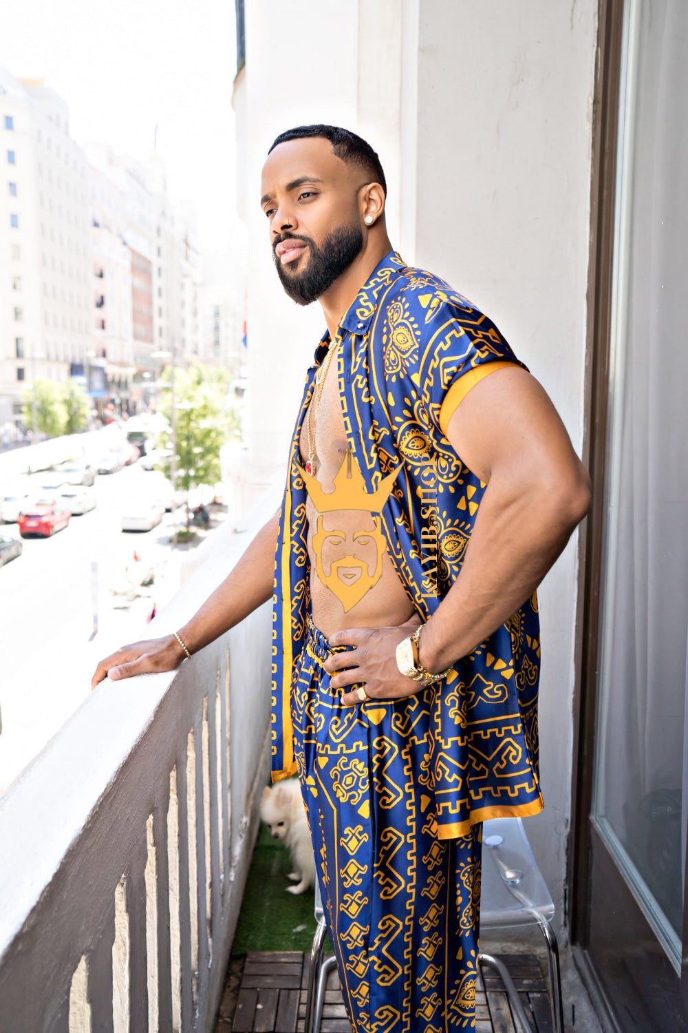 Men's Silk Beach Outfit - kayibstrore