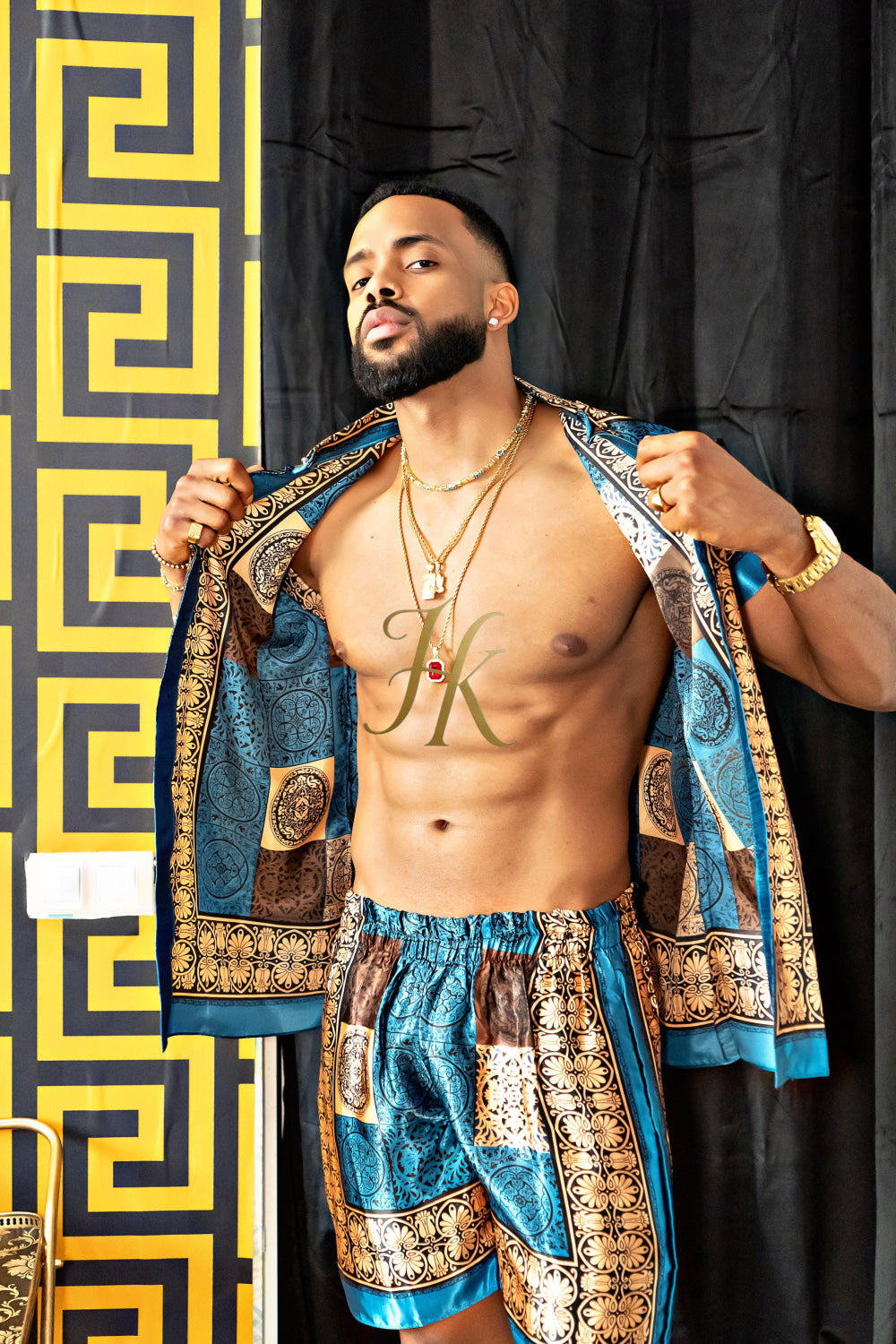 Men's Luxury Silk Dress Set Outfit - Elevate Your Style Game with Ultimate Comfort and Unbeatable Quality - kayibstrore