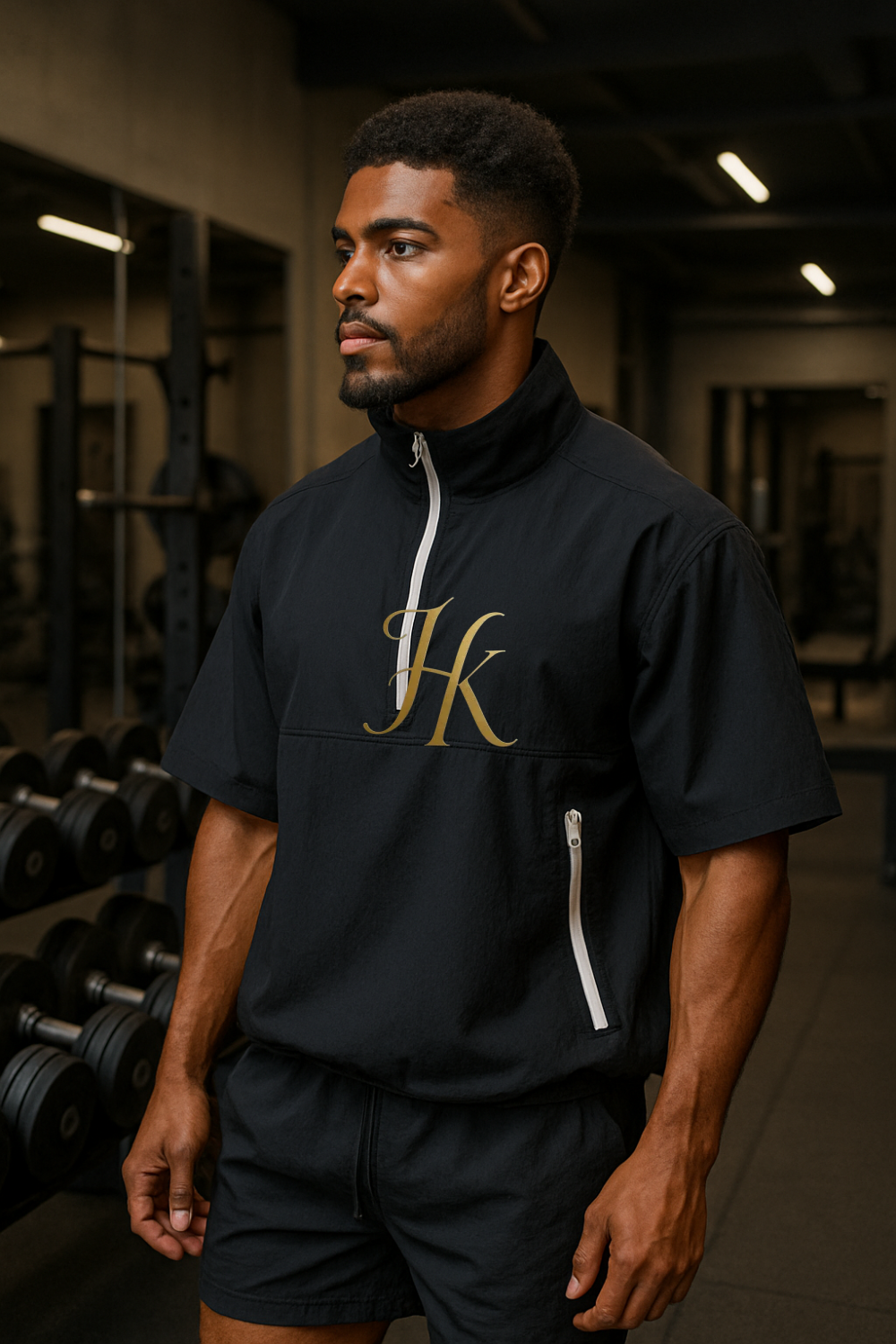 Men’s Casual Summer Tracksuit – 2PCS Short Sleeve Top & Shorts Set