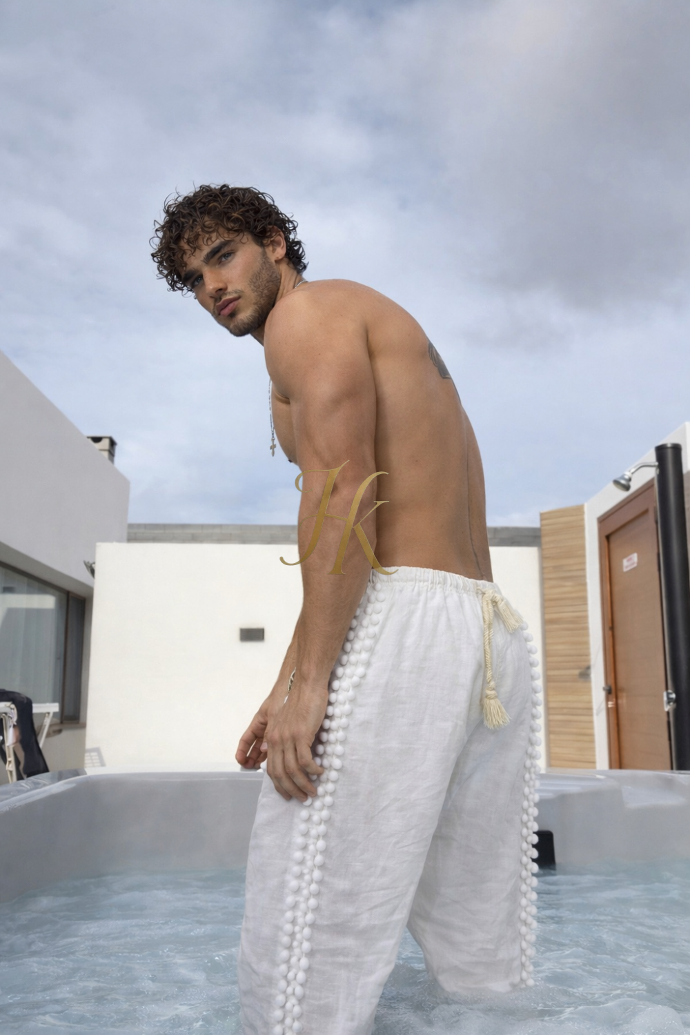 Premium White Nomad Boho Pants – Signature Edition