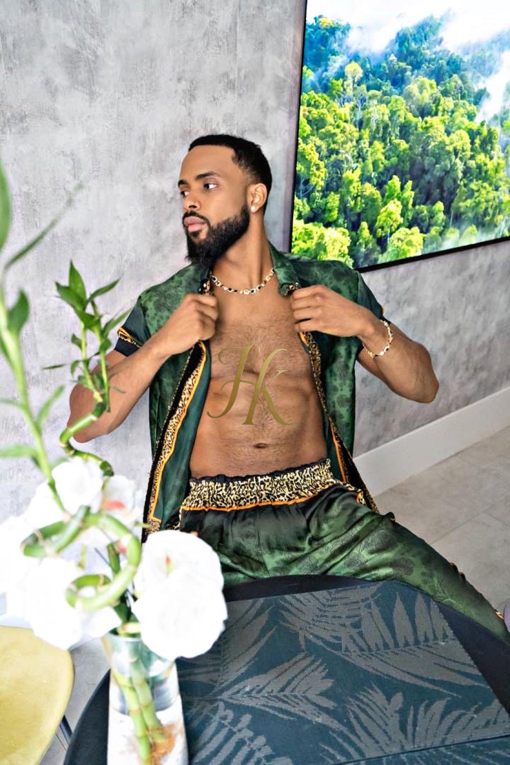 Handmade Outfits: Men's Luxury Silk Set - kayibstrore
