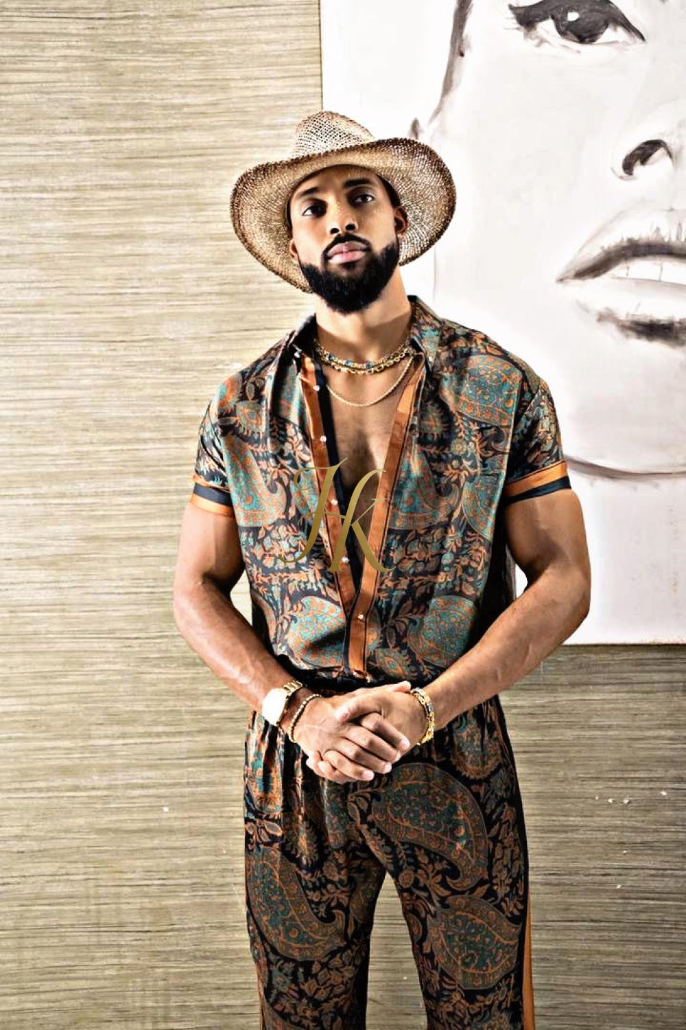 Luxurious Men's Silk Set Pants - kayibstrore