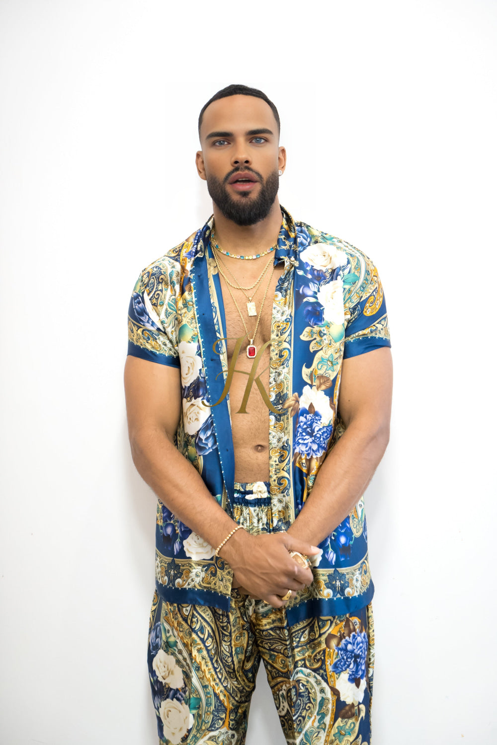 Unleash Your Style: Luxury Silk Set Festival Wear for Men fashion - kayibstrore