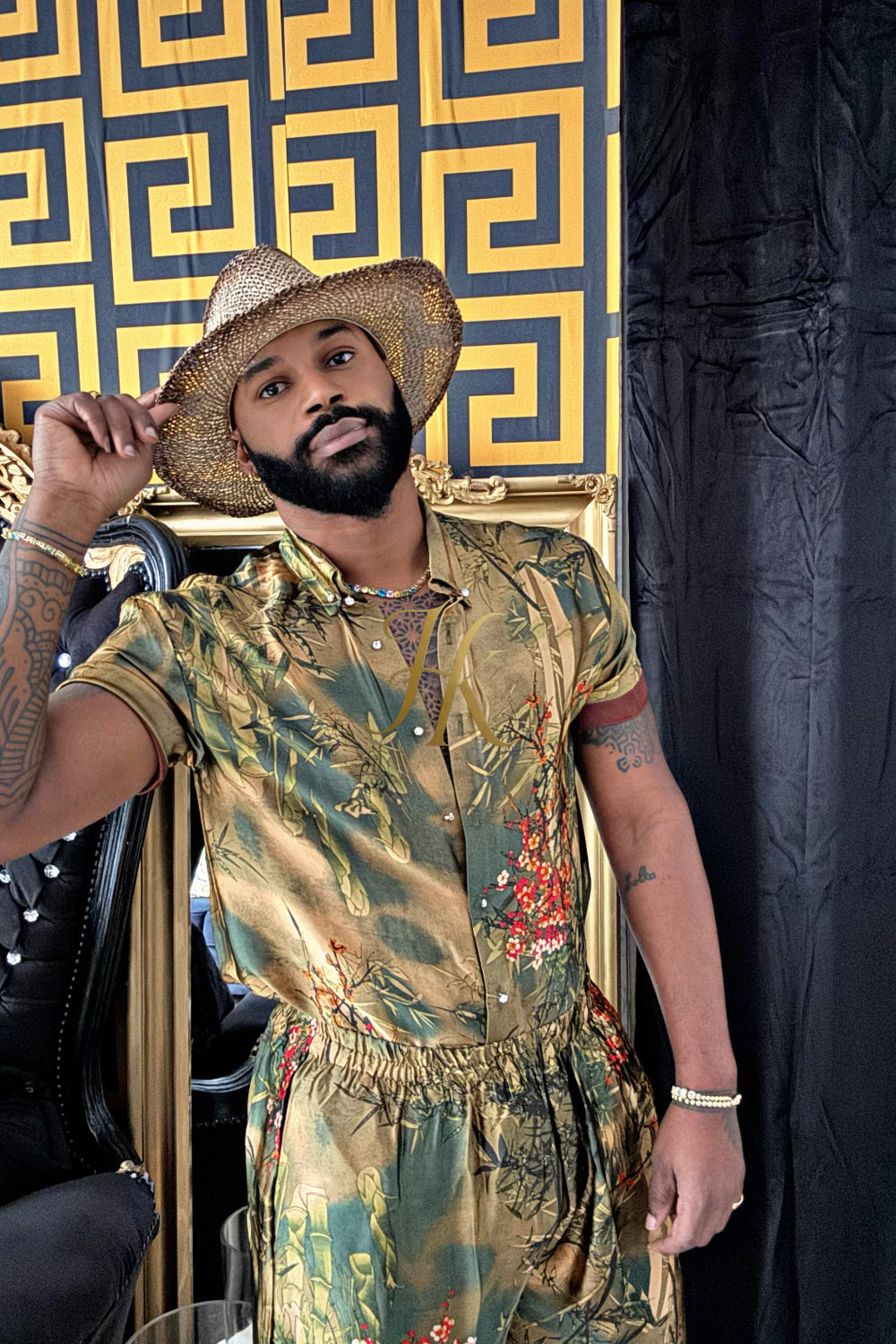 Luxury Handmade Outfits: Men's Luxury Silk Set - kayibstrore