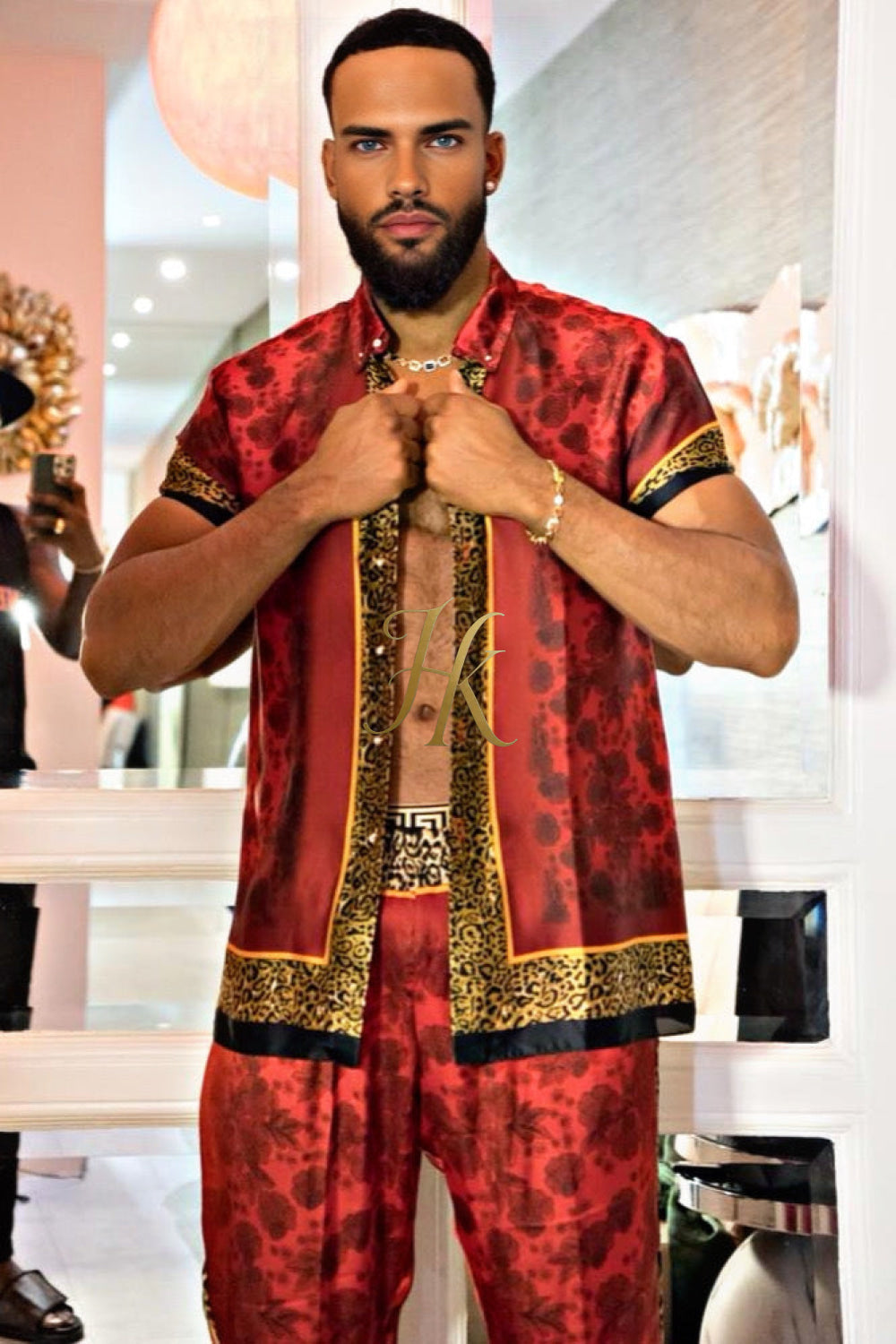 Handmade Outfits: Men's Luxury Silk Set - kayibstrore