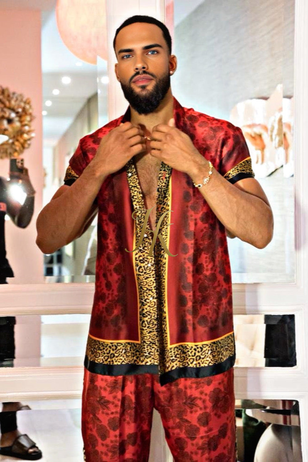 Handmade Outfits: Men's Luxury Silk Set - kayibstrore