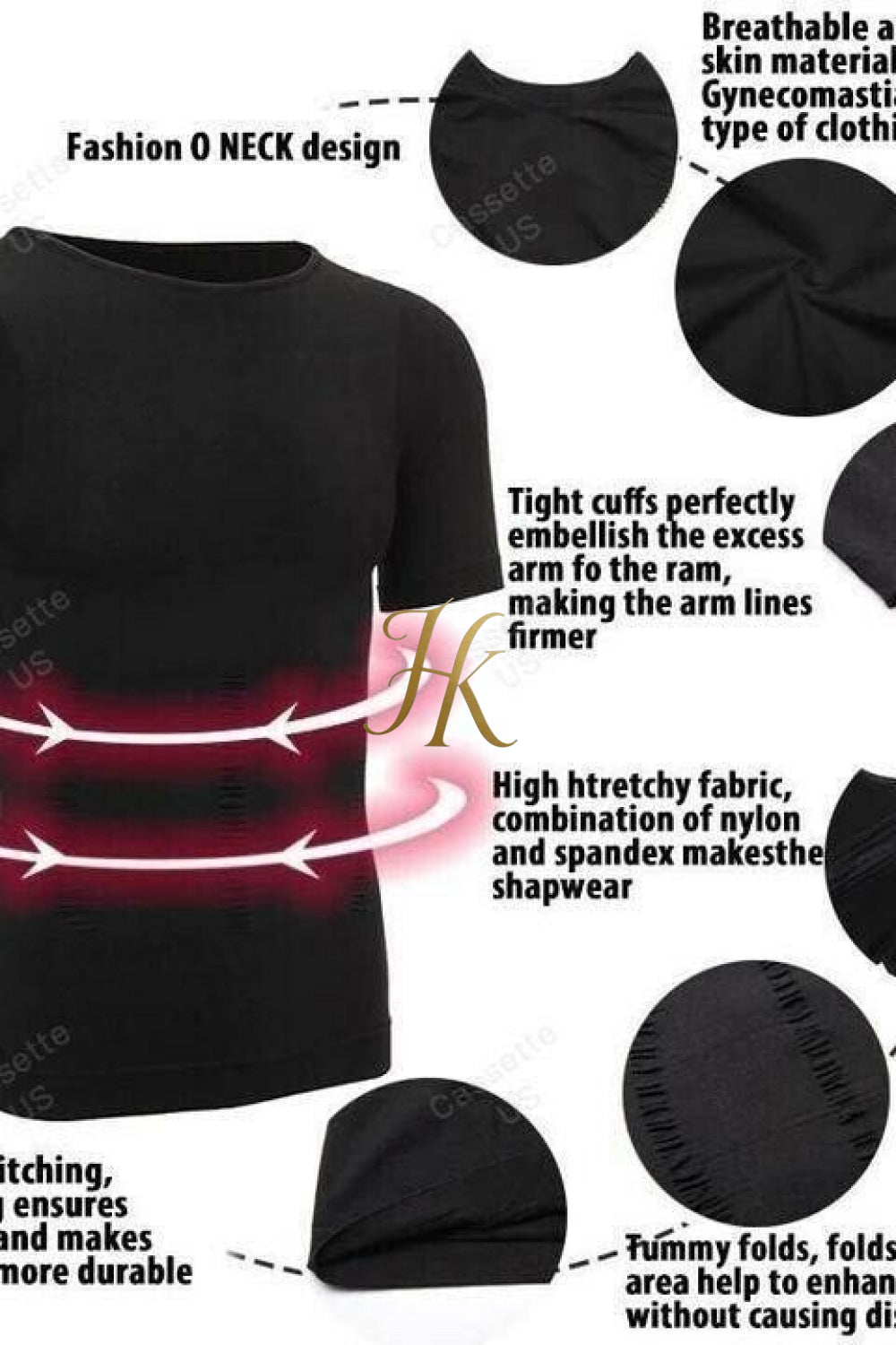 MEN'S SHAPER COOLING T-SHIRT - kayibstrore