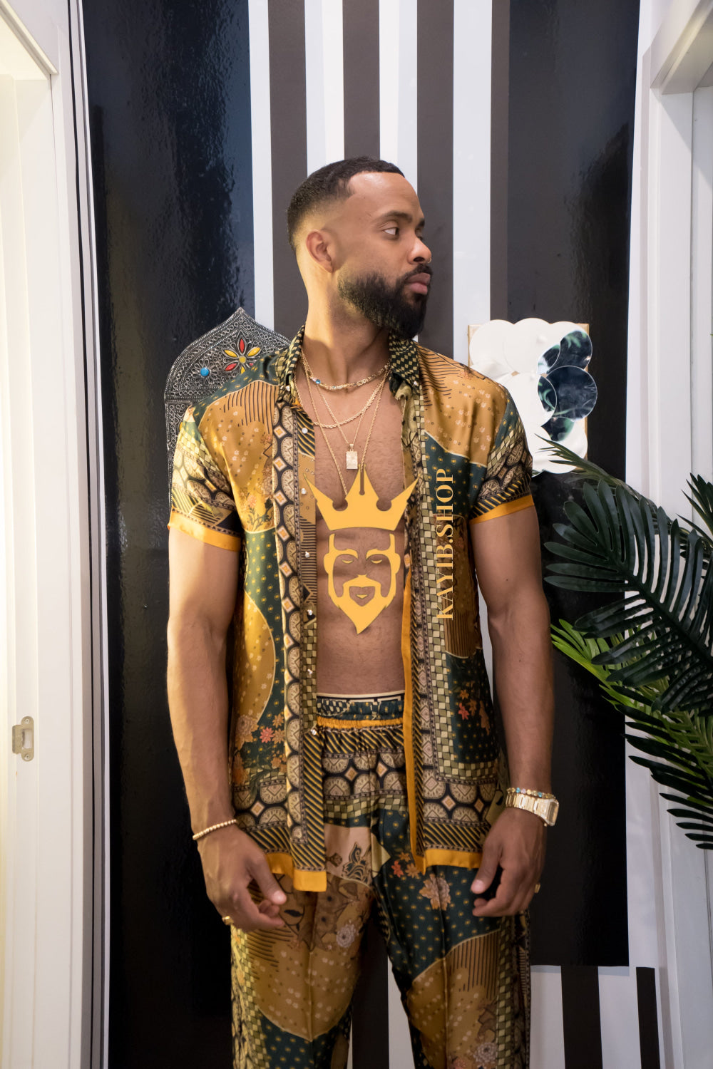 Men's party Luxury Silk Dress Set Outfit - Elevate Your Style Game with Ultimate Comfort and Unbeatable Quality - kayibstrore