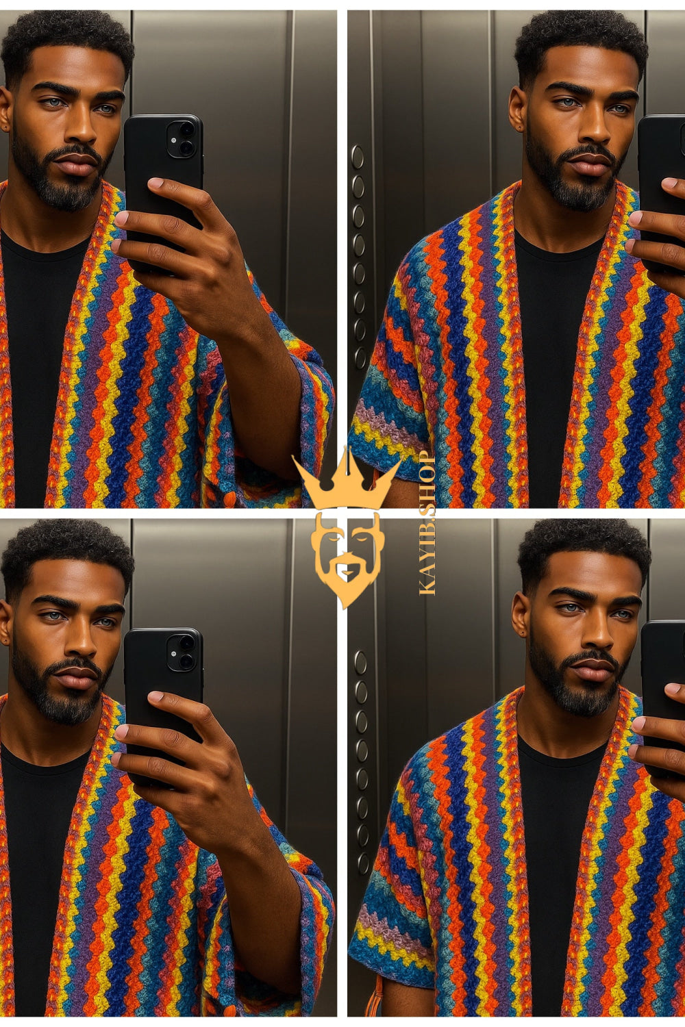 Men’s Winter Knitted Tassel Cardigan Coat – Thick Warm Christmas & Party Fashion