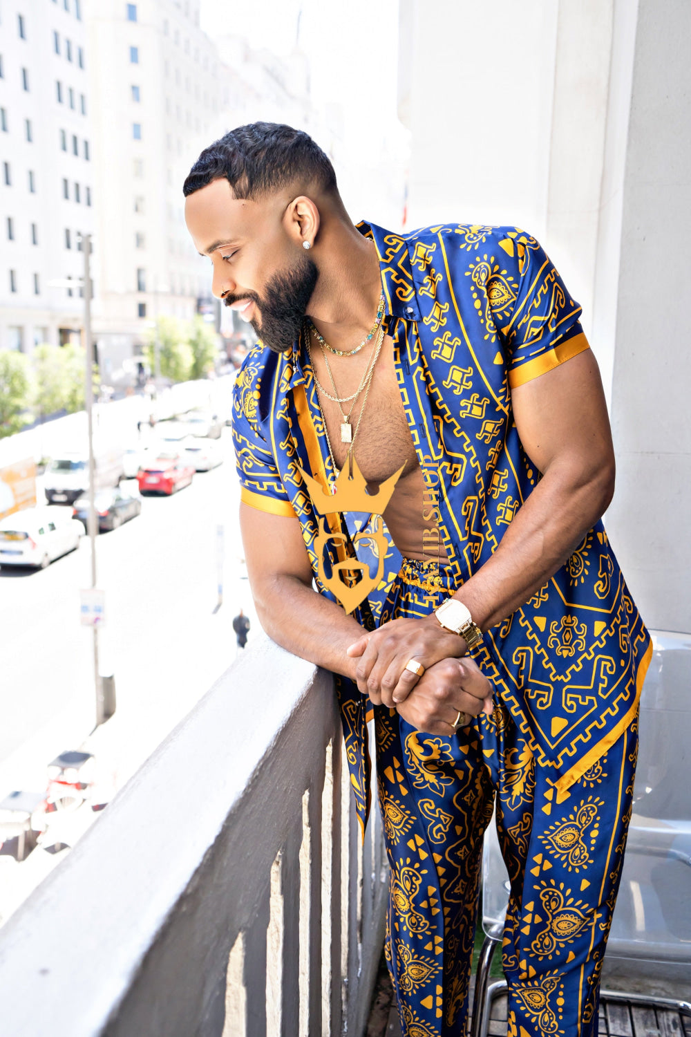 Men's Silk Beach Outfit - kayibstrore