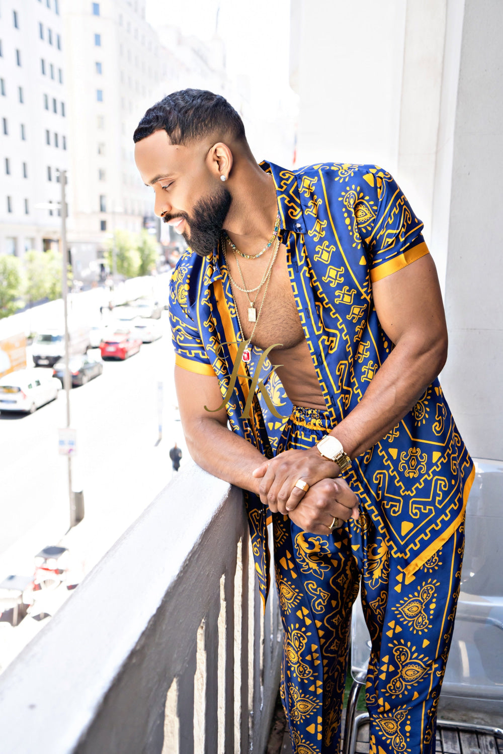 Men's Silk Beach Outfit - kayibstrore