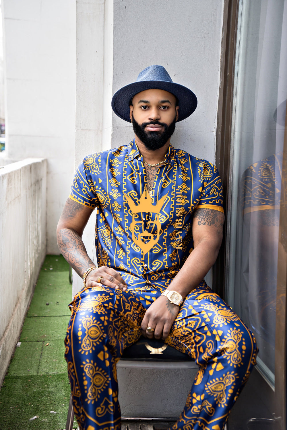 Men's Silk Beach Outfit - kayibstrore