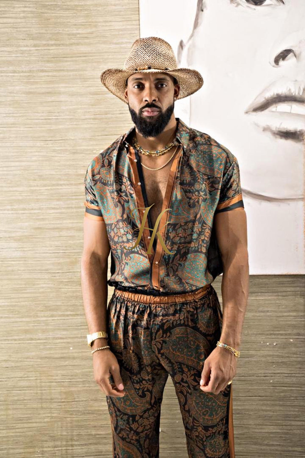 Luxurious Men's Silk Set Pants - kayibstrore