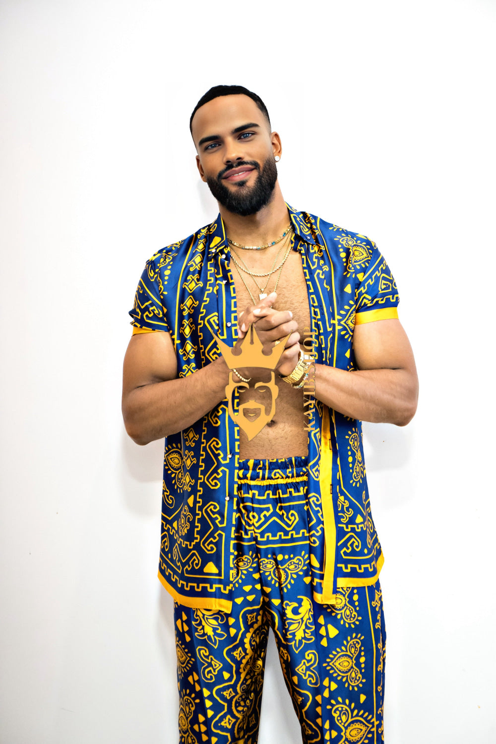 Luxury Silk Rave Wear for Men - kayibstrore