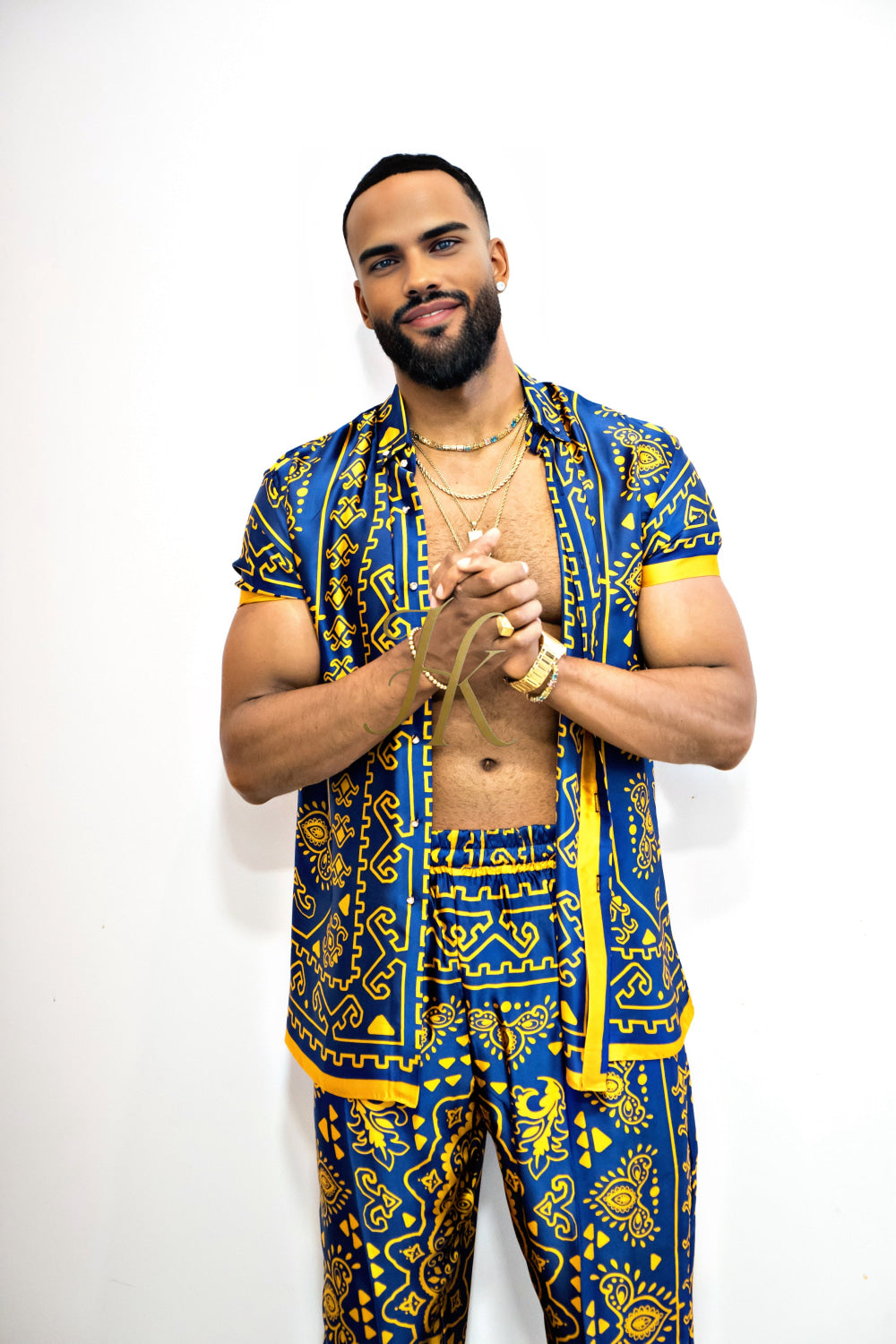 Luxury Silk Rave Wear for Men - kayibstrore
