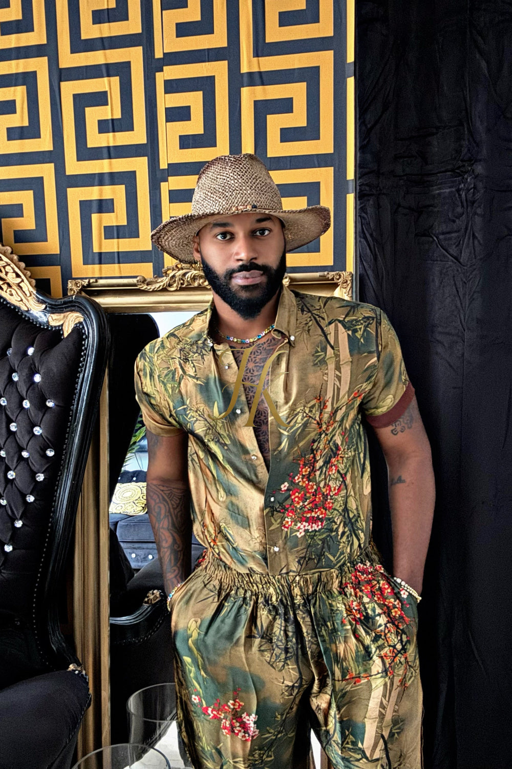 Luxury Handmade Outfits: Men's Luxury Silk Set - kayibstrore