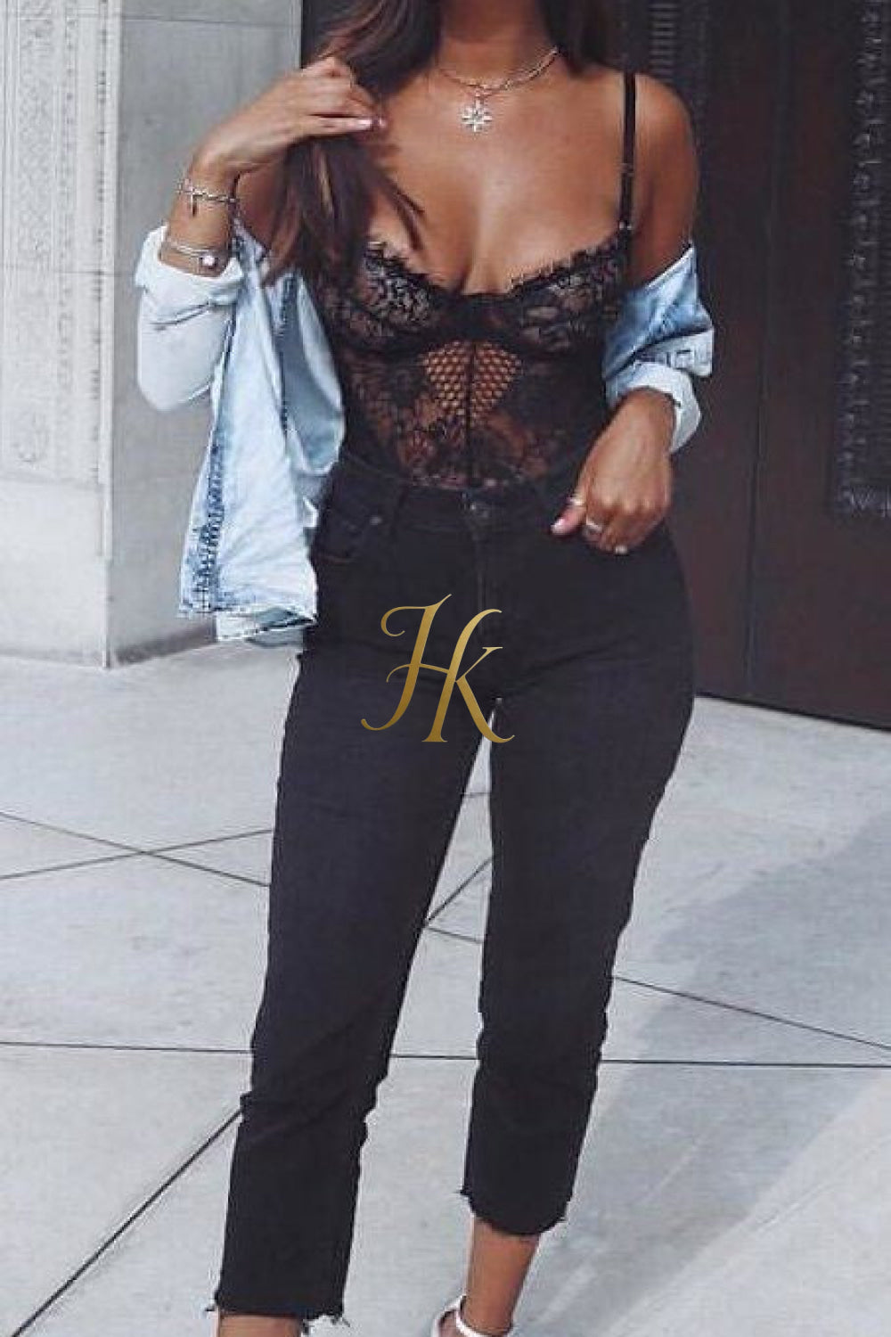 Lace bodysuit - kayibstrore