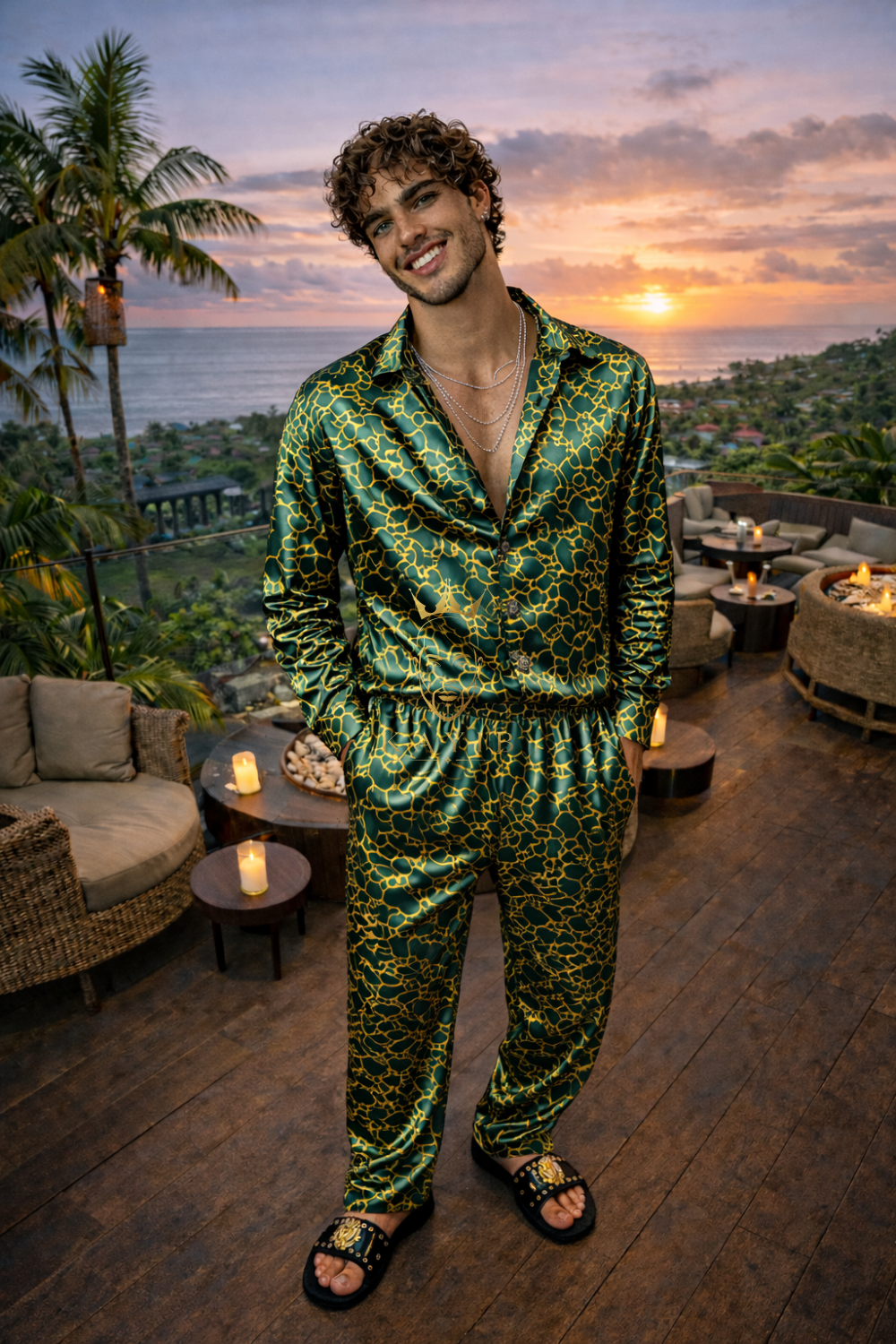 Imperial Silk Set | Luxury Satin Silk Men’s Outfit – Limited Edition