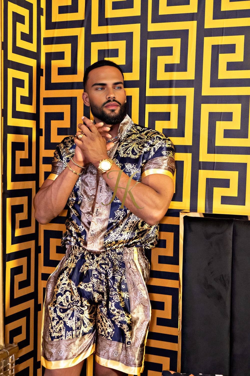 Barocco Silk Set Outfit - Elevate Your Style with Pure Elegance - kayibstrore