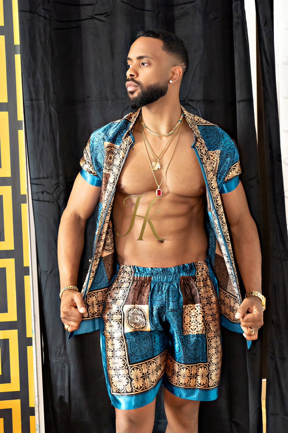 Men's Luxury Silk Dress Set Outfit - Elevate Your Style Game with Ultimate Comfort and Unbeatable Quality - kayibstrore