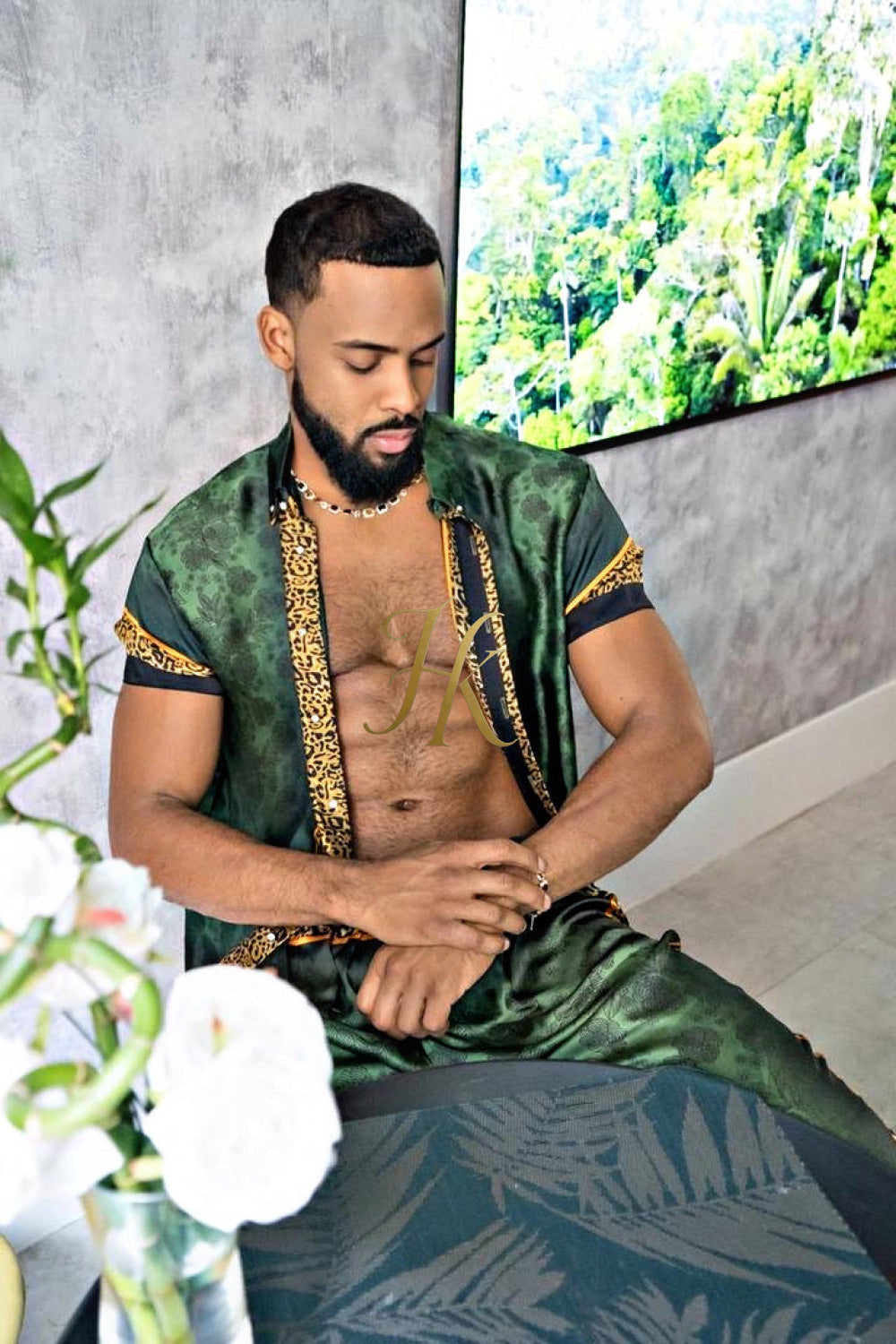 Handmade Outfits: Men's Luxury Silk Set - kayibstrore