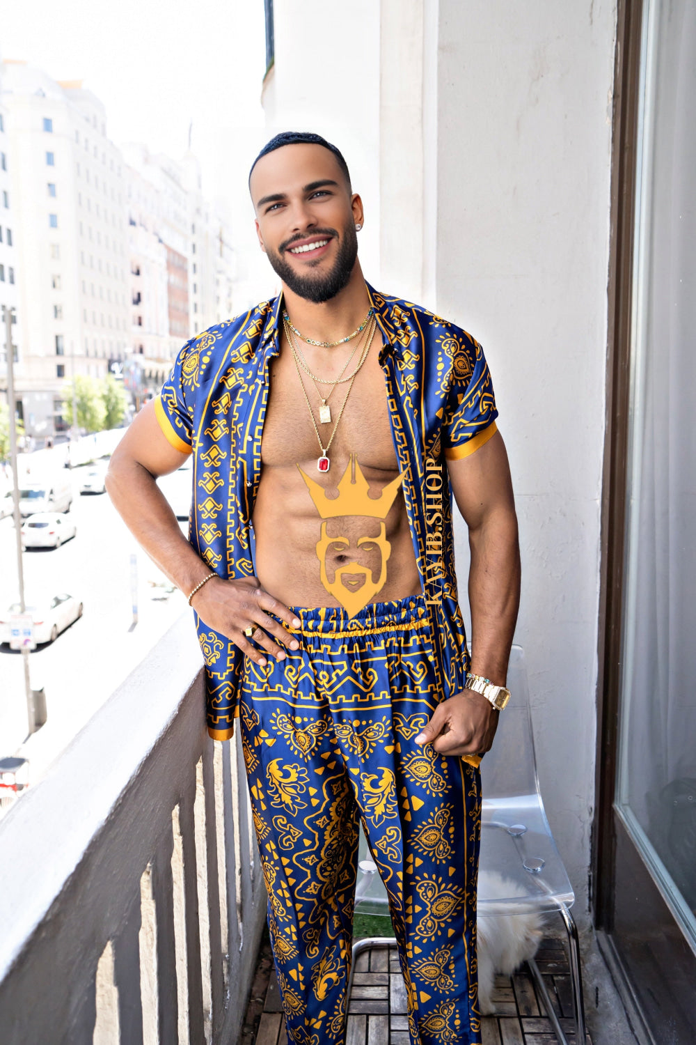Luxury Silk Rave Wear for Men - kayibstrore
