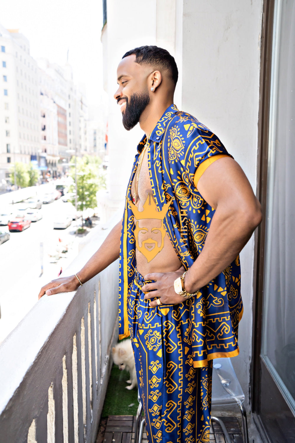 Men's Silk Beach Outfit - kayibstrore