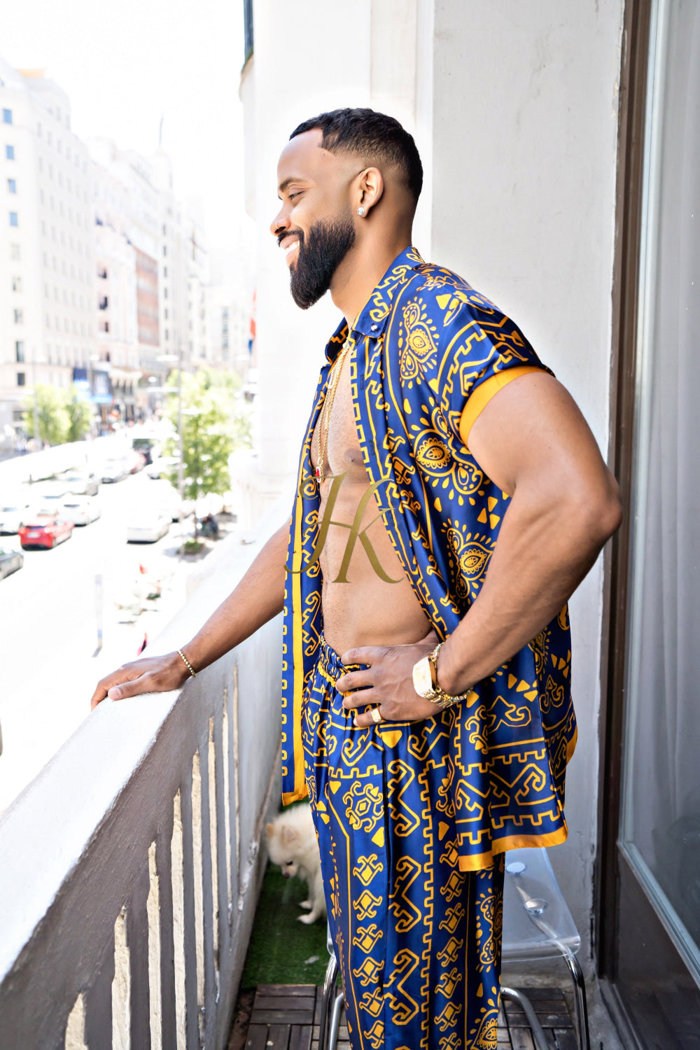 Men's Silk Beach Outfit - kayibstrore