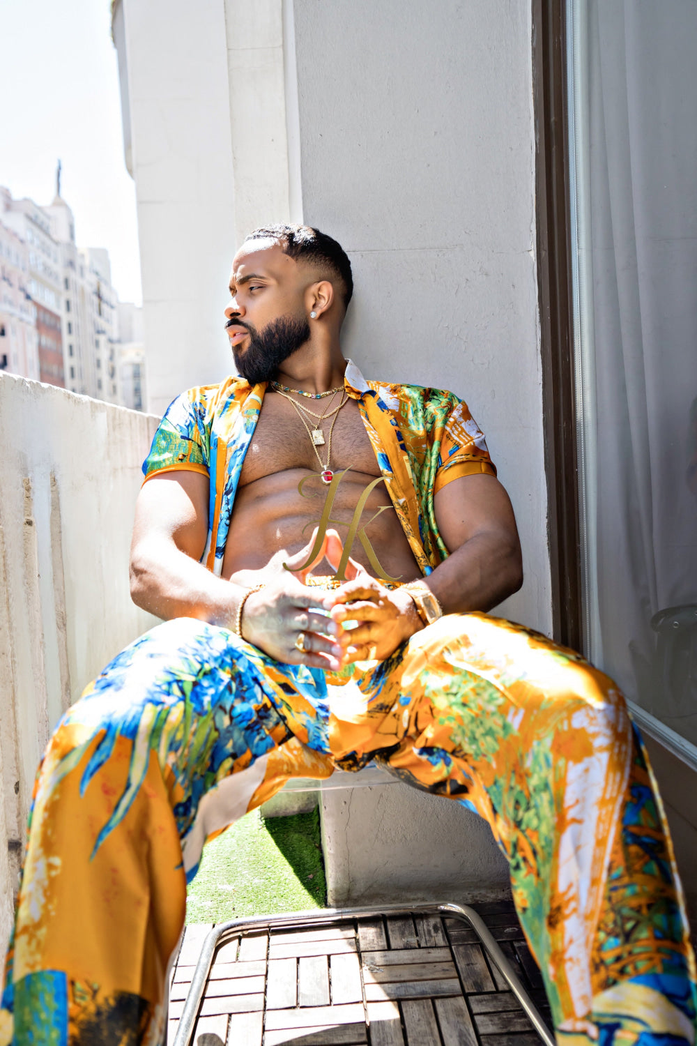 Summer Style: Men's Luxury Silk Set - kayibstrore