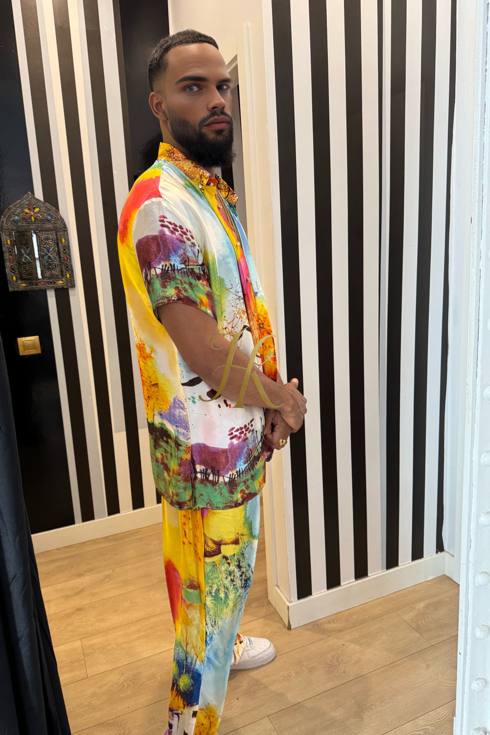 Men's Luxury Silk Set: Perfect for stylish travel, celebrations - kayibstrore