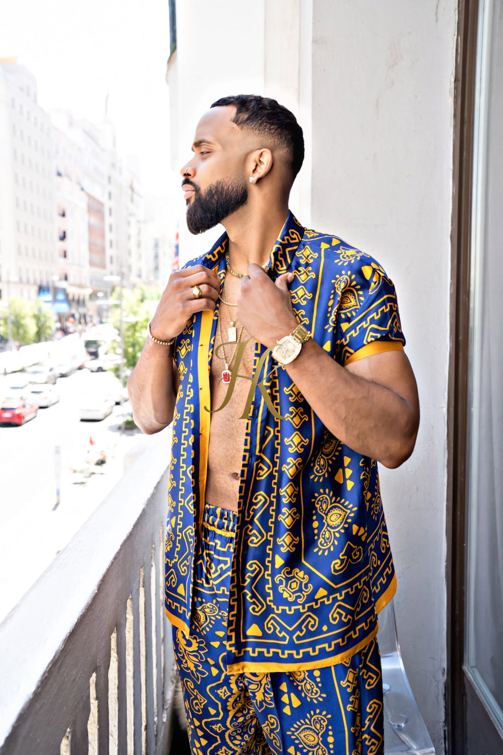 Men's Silk Beach Outfit - kayibstrore
