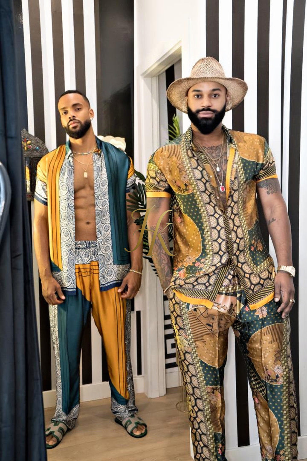 Men's party Luxury Silk Dress Set Outfit - Elevate Your Style Game with Ultimate Comfort and Unbeatable Quality - kayibstrore