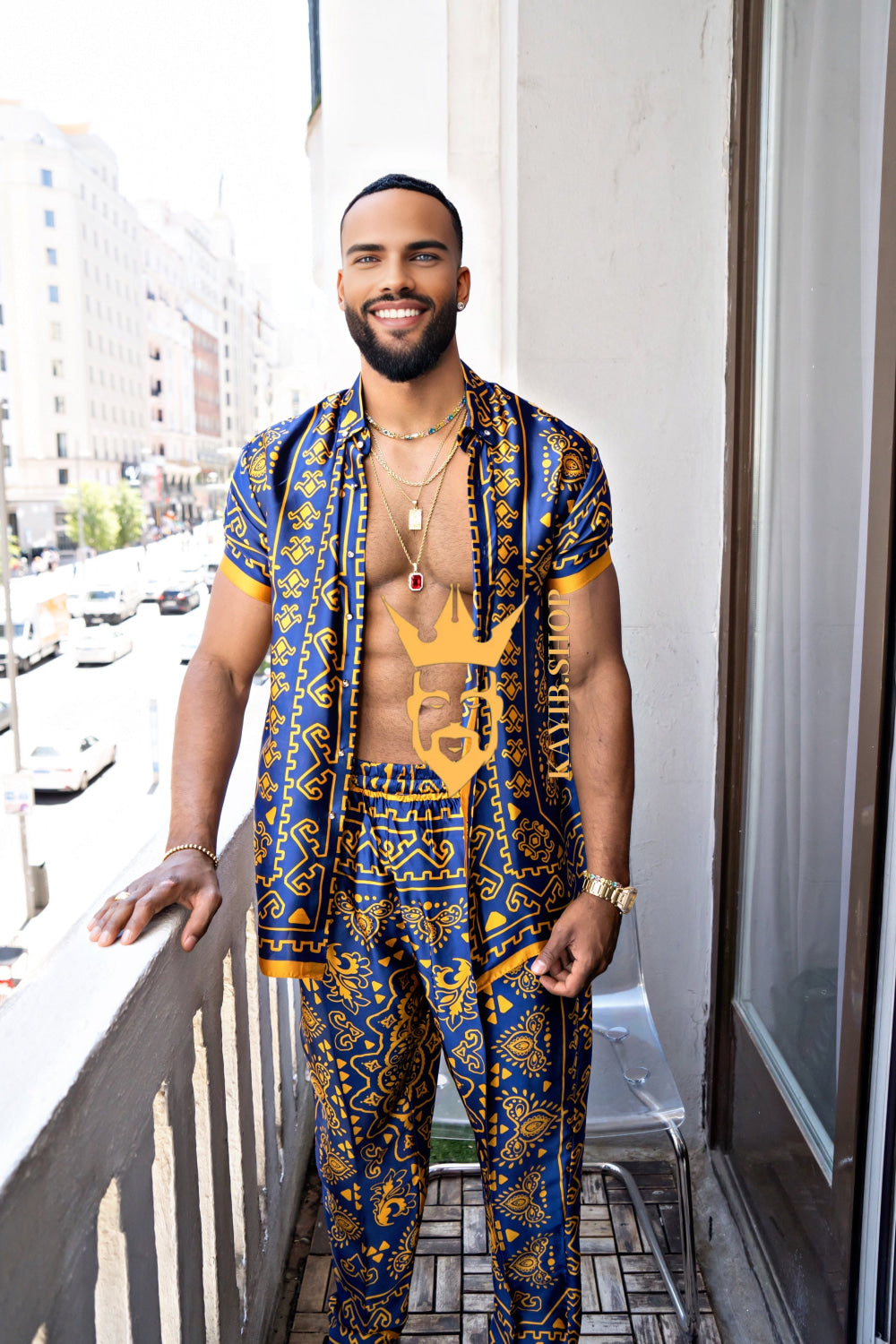 Luxury Silk Rave Wear for Men - kayibstrore
