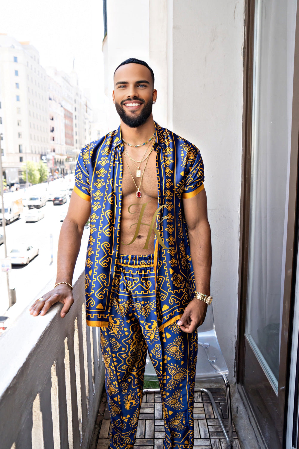 Luxury Silk Rave Wear for Men - kayibstrore