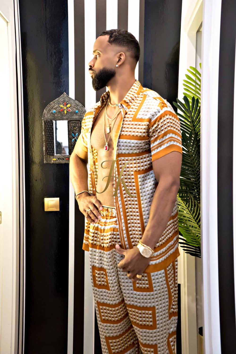 Luxury Handmade Outfits: Men's Luxury Silk Set - kayibstrore
