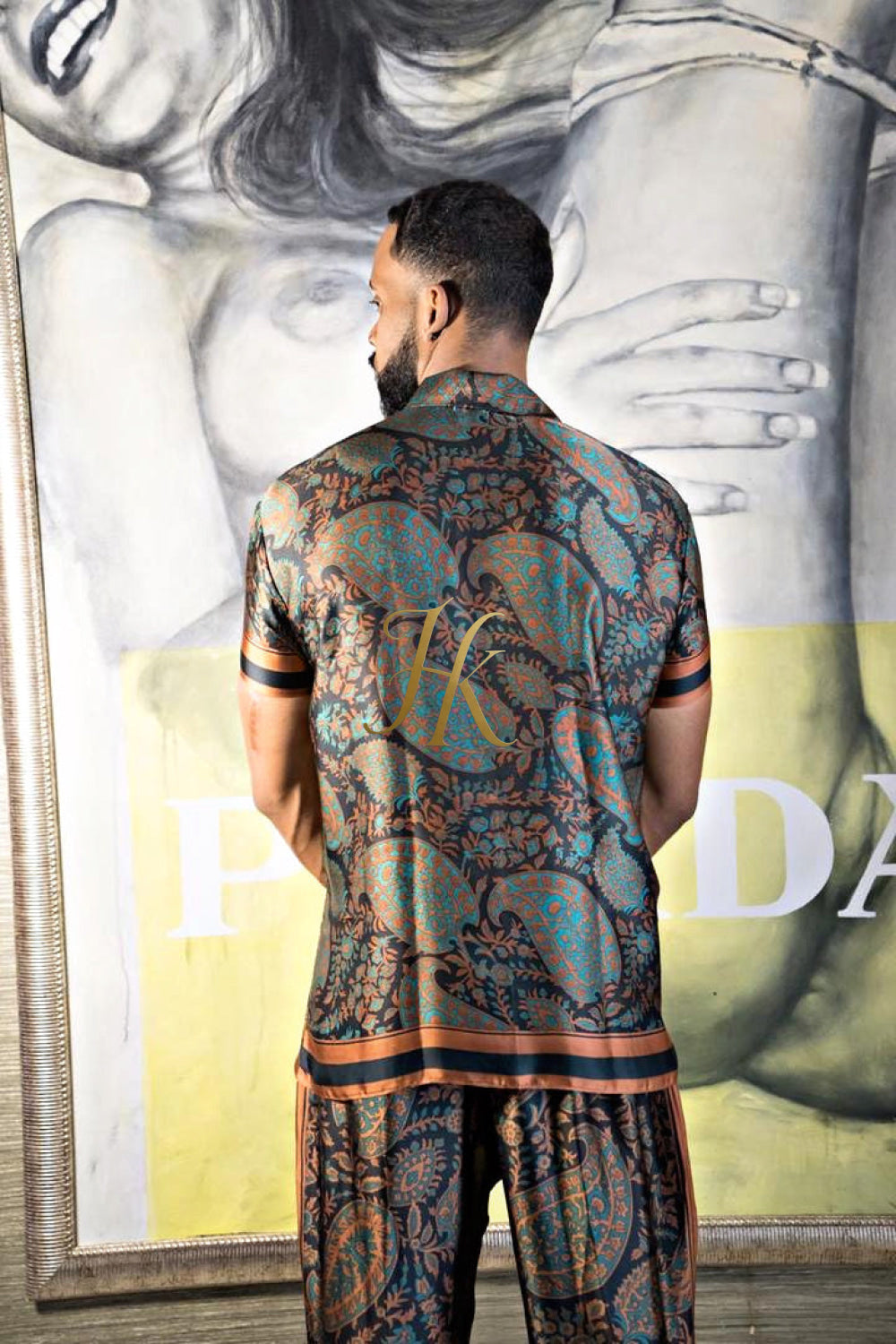 Luxury Men's Silk Summer Set outfits - kayibstrore