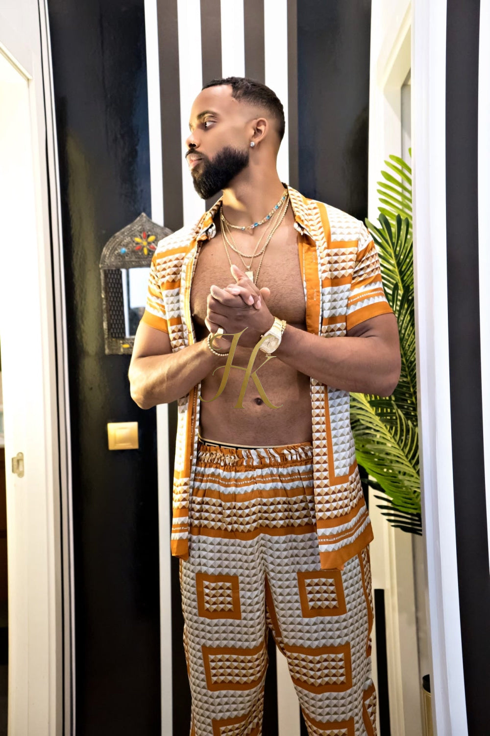 Luxury Handmade Outfits: Men's Luxury Silk Set - kayibstrore