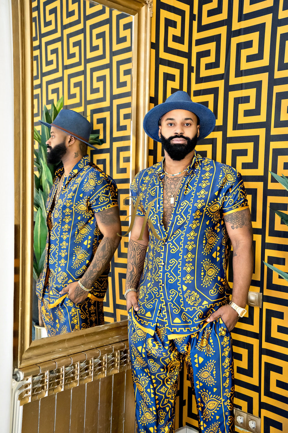 Men's Silk Beach Outfit - kayibstrore