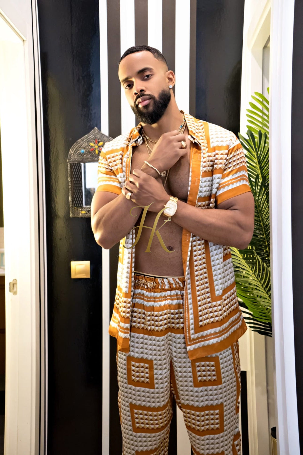 Luxury Handmade Outfits: Men's Luxury Silk Set - kayibstrore