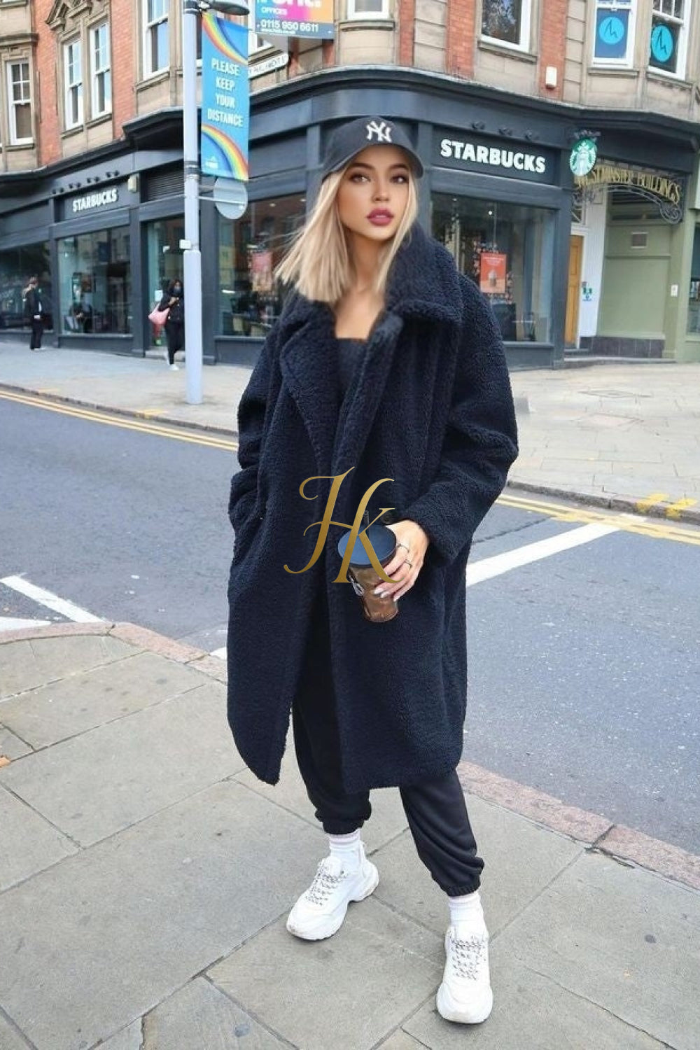 Luxury Teddy genuine wool sheepskin Luxury Coat - Stay Warm and Stylish in this Ethically Produced Fur Coat couple goals - kayibstrore