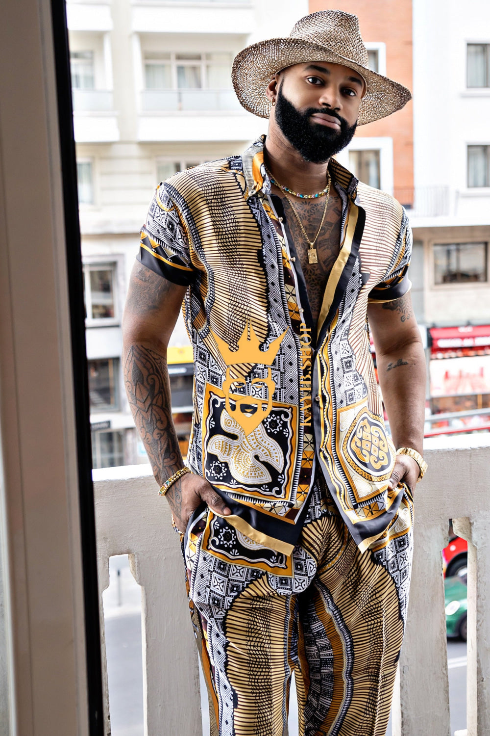Luxury Silk Set for Men: Perfect Summer and Beach Wear - kayibstrore