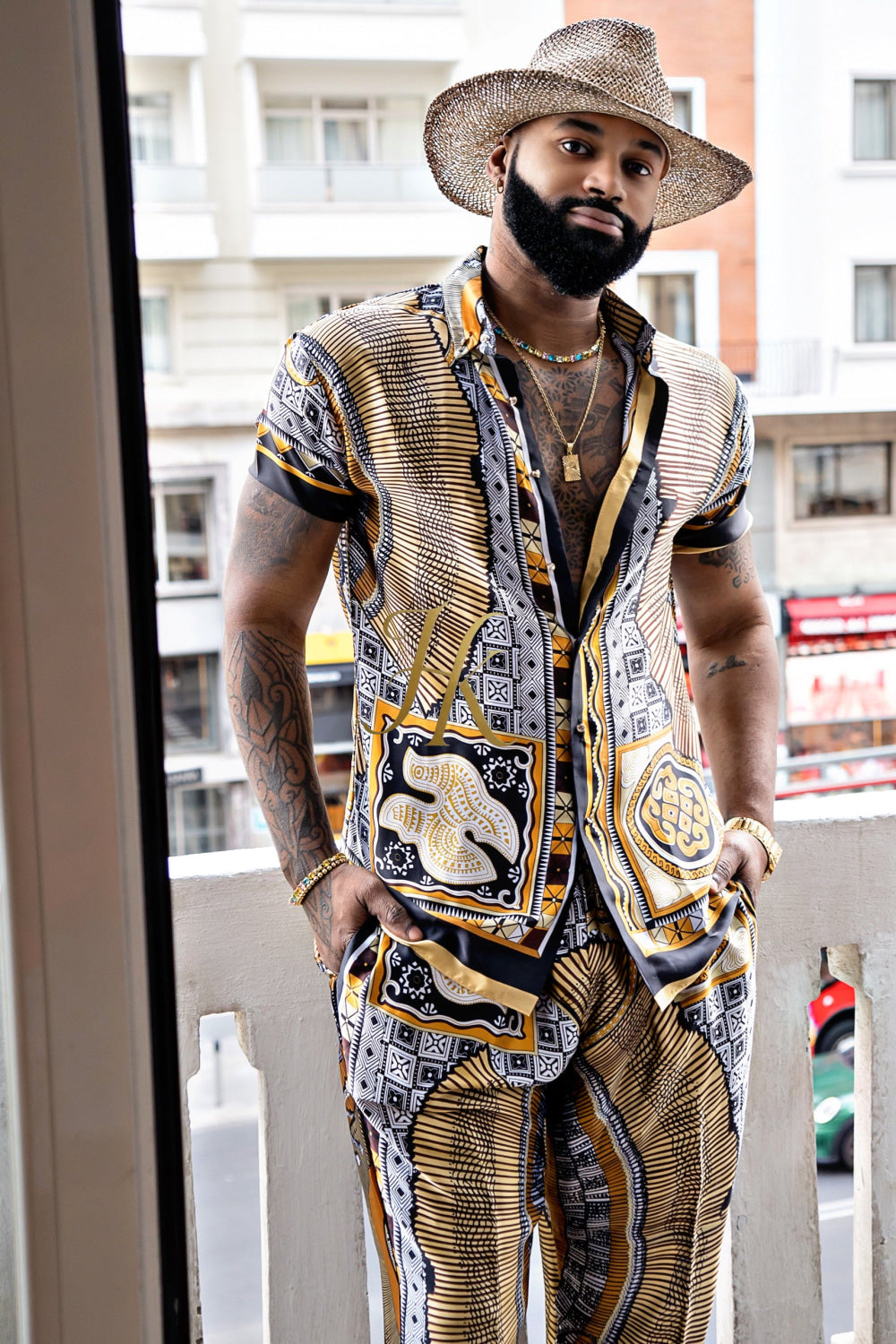 Luxury Silk Set for Men: Perfect Summer and Beach Wear - kayibstrore