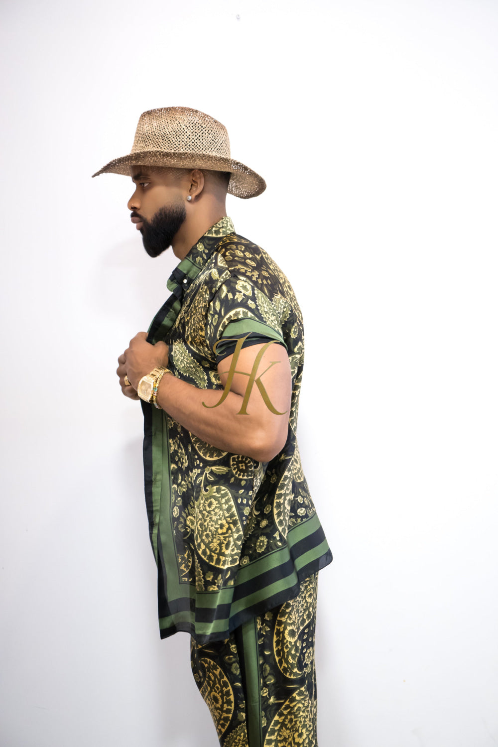 Luxury Men's Silk Summer Set outfits - kayibstrore