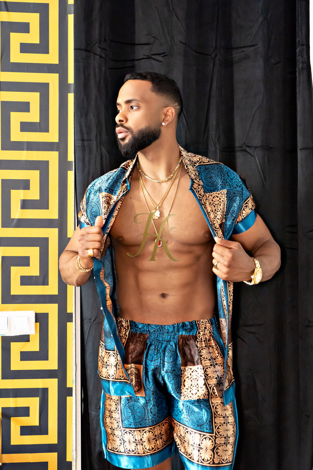 Men's Luxury Silk Dress Set Outfit - Elevate Your Style Game with Ultimate Comfort and Unbeatable Quality - kayibstrore